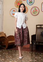 Gita Skirt Bunga Red