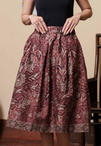 Gita Skirt Bunga Red