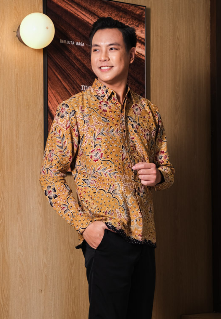 Yuda Men Shirt Mustard