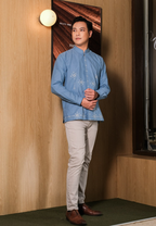 Karim Men Shirt Blue