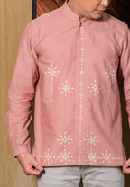 Karim Men Shirt Peach