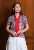 Mia Blouse Red