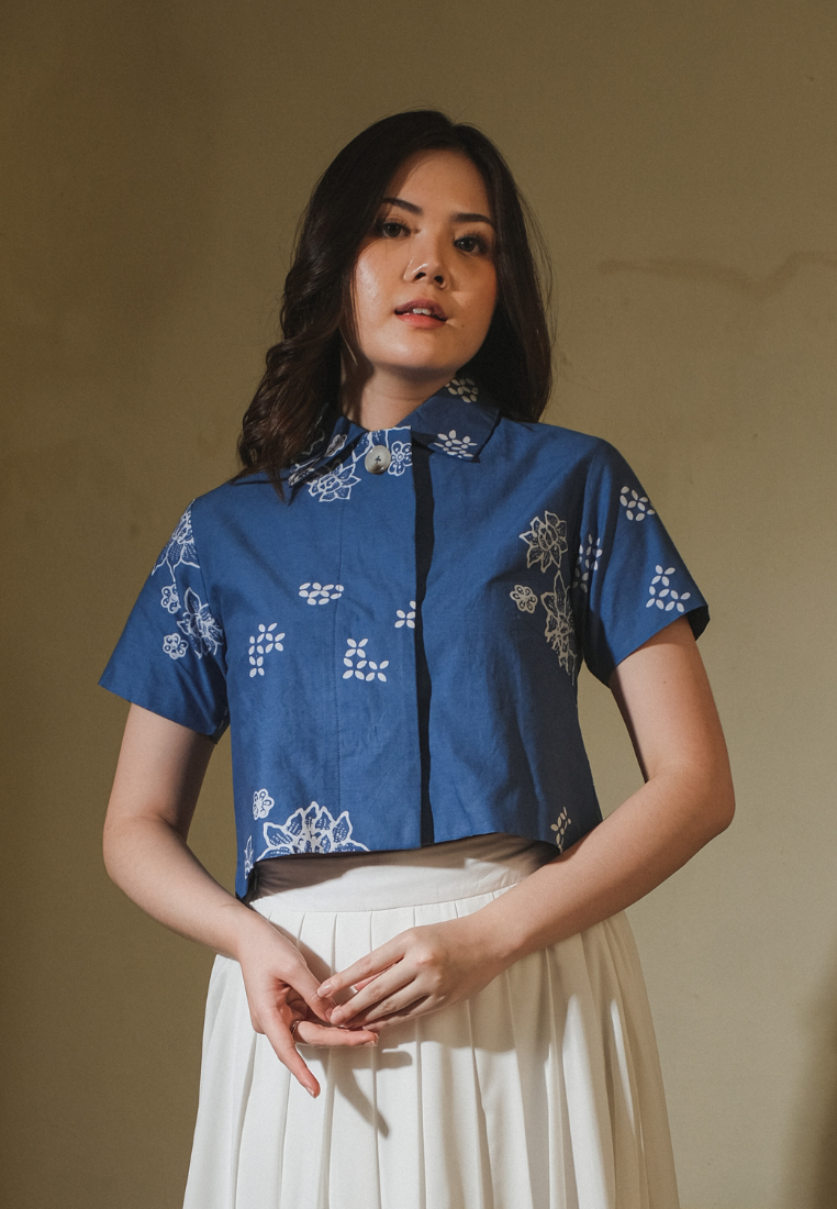 Rahmi Outer Blouse Blue