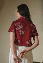 Rahmi Outer Blouse Red