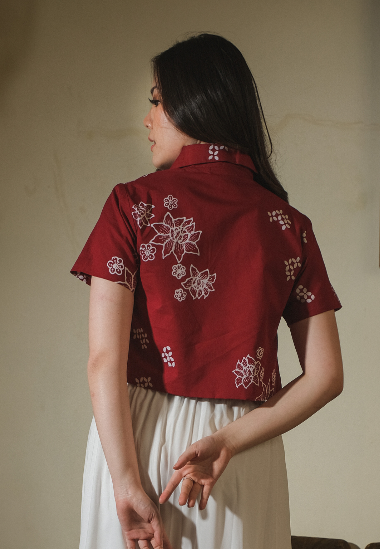 Rahmi Outer Blouse Red