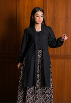 Asmarin Long Kebaya Black