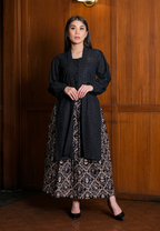 Asmarin Long Kebaya Black