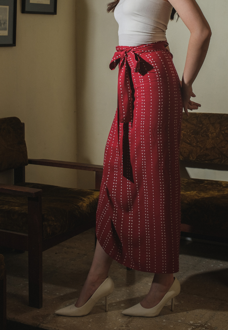 Ananta Warpskirt Beras Red