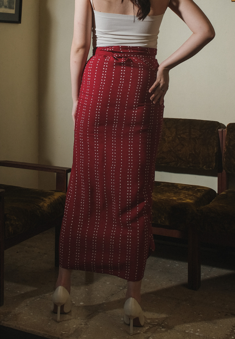 Ananta Warpskirt Beras Red