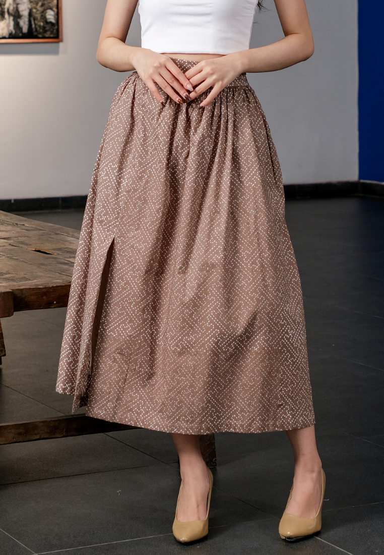 Rasda Skirt Beras Brown