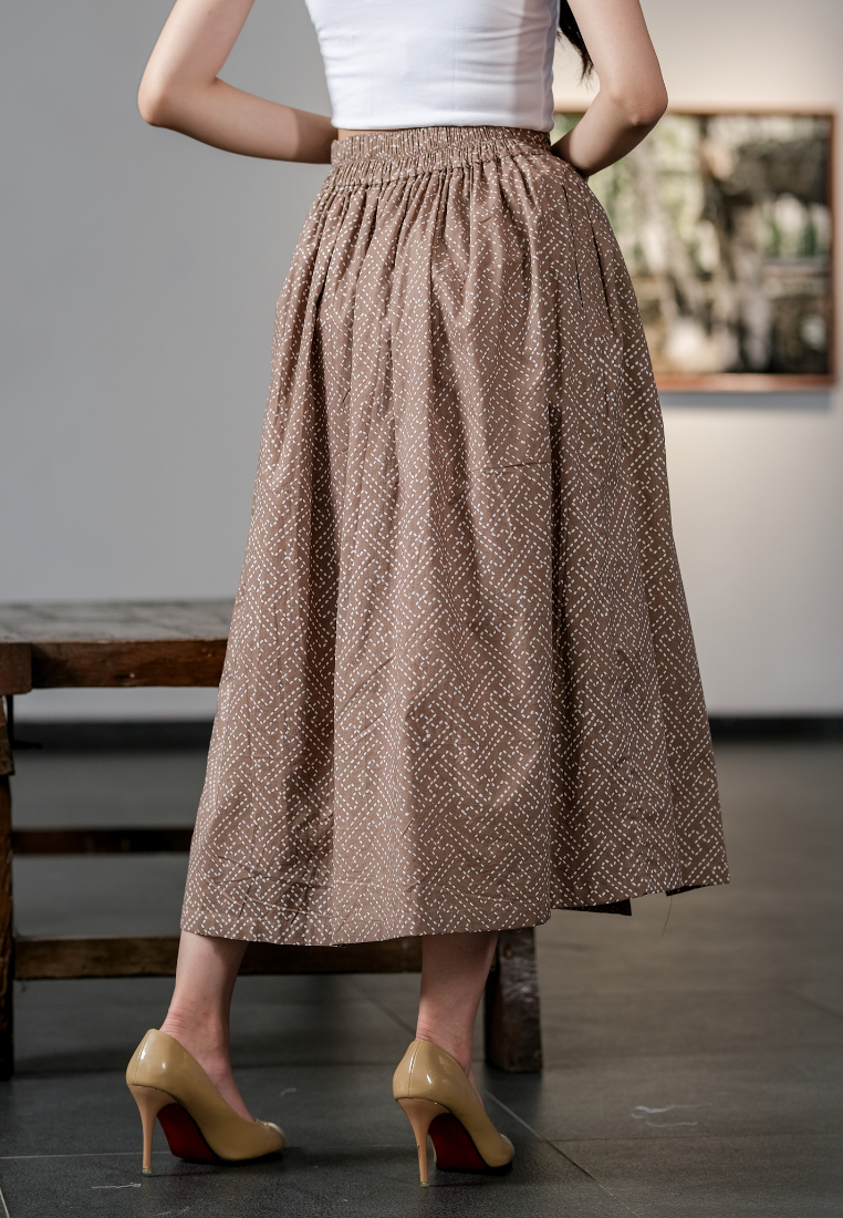 Rasda Skirt Beras Brown