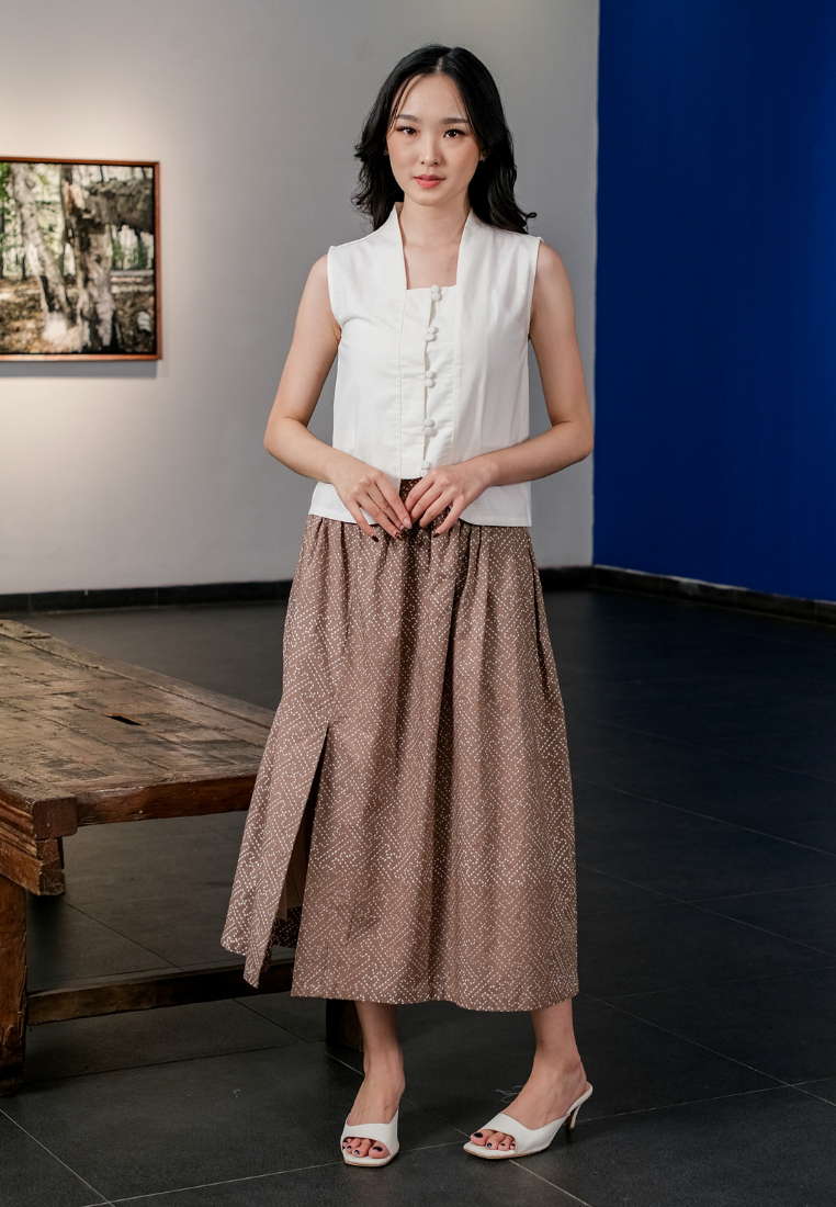 Rasda Skirt Beras Brown