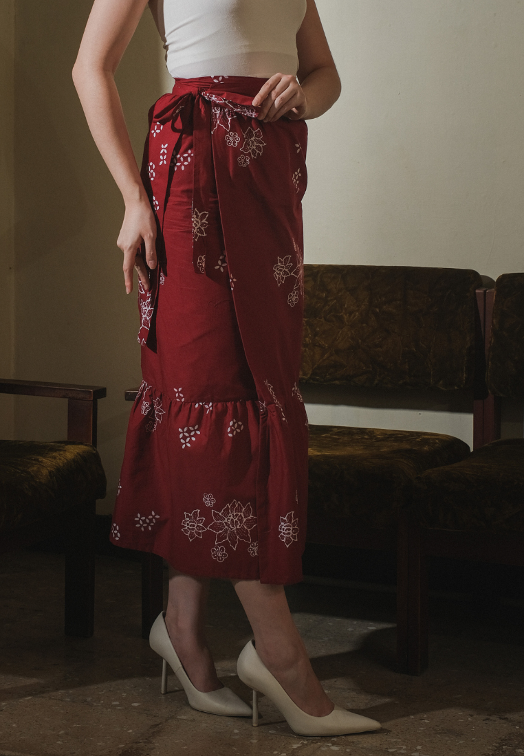 Erina Warpskirt Red