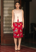 Hasta Skirt Red