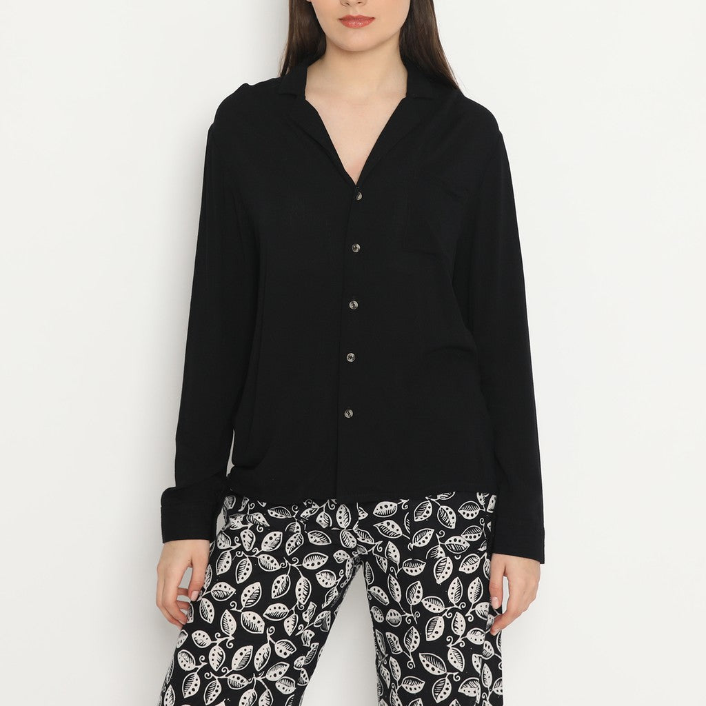 Kichi Batik Kemeja Metis Hitam