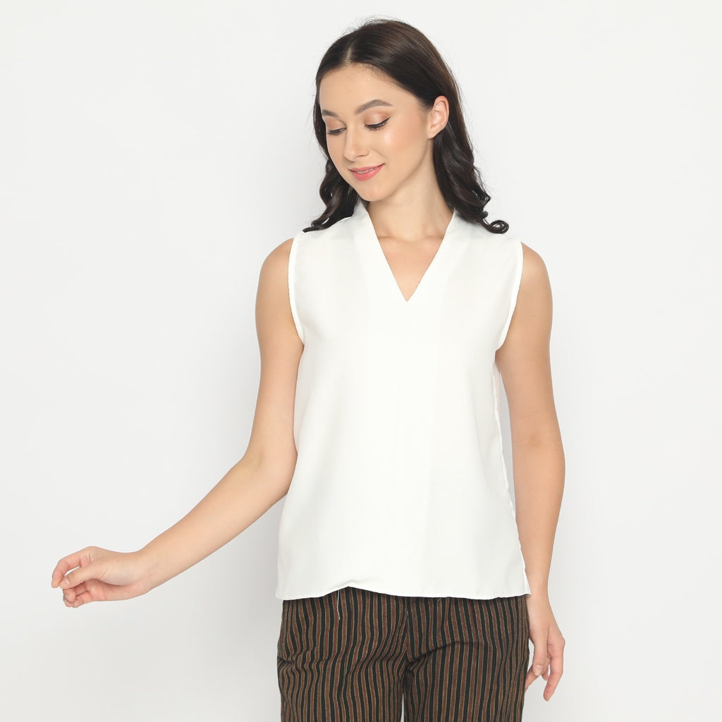 Kichi Margie Blouse White
