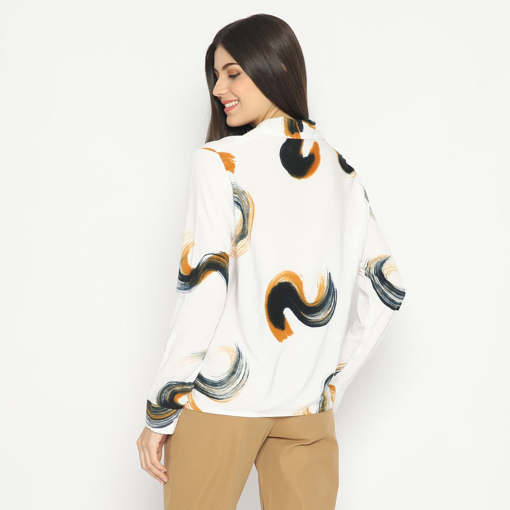 Kichi Batik Shibori Metis White