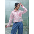 Rafifa Crop Shirt Pink