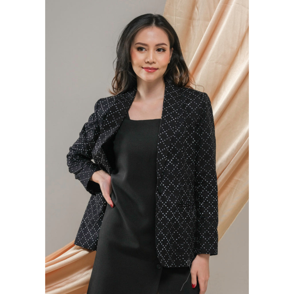 Karmina Blazer Batik Black
