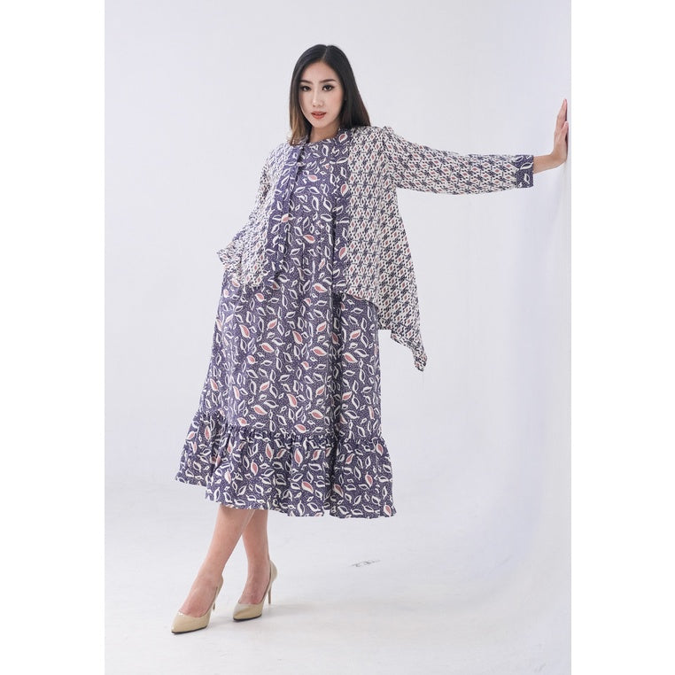 Leila Kebaya Outer Grey