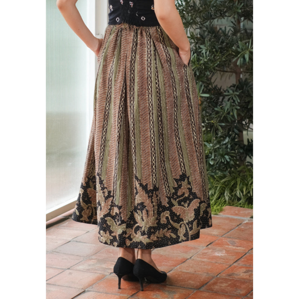 Gita Maxi Skirt (Furing) Green