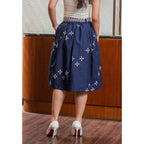 Gita Skirt Kawung Blue