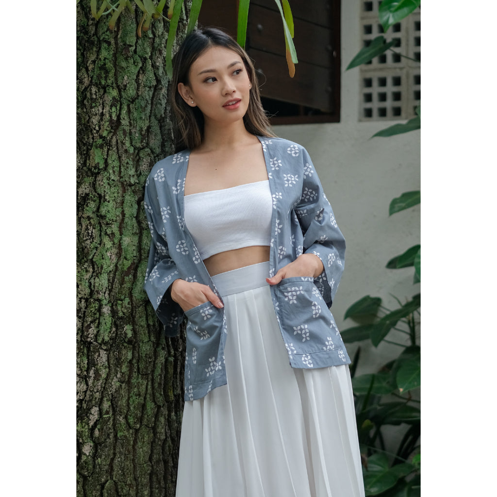 Wasana Outer Beras Light Grey