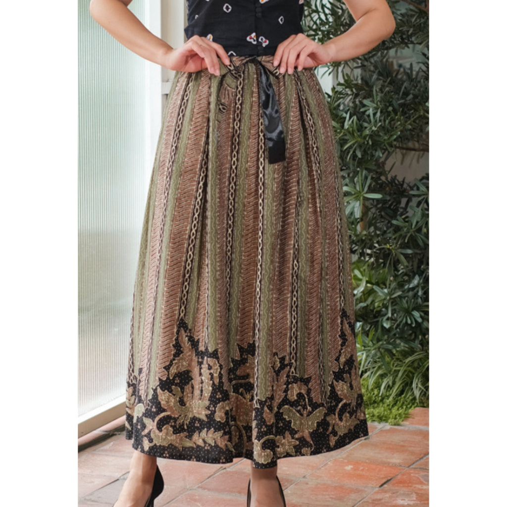Gita Maxi Skirt (Furing) Green