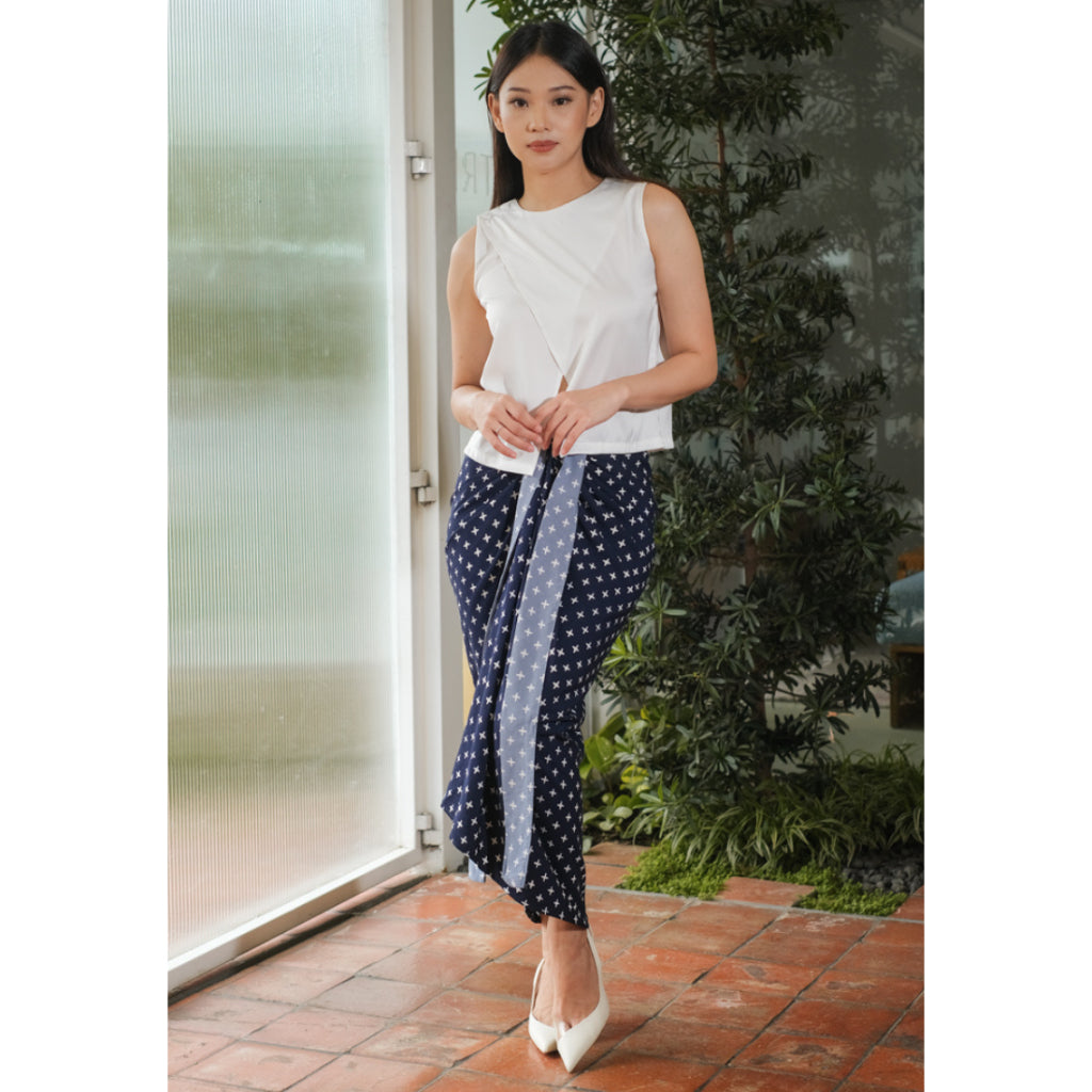 Yasita Wrapskirt Dark Blue