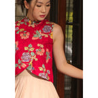 Chena Blouse Red