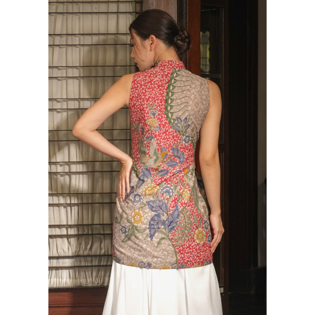 Resya Outer Vest Red
