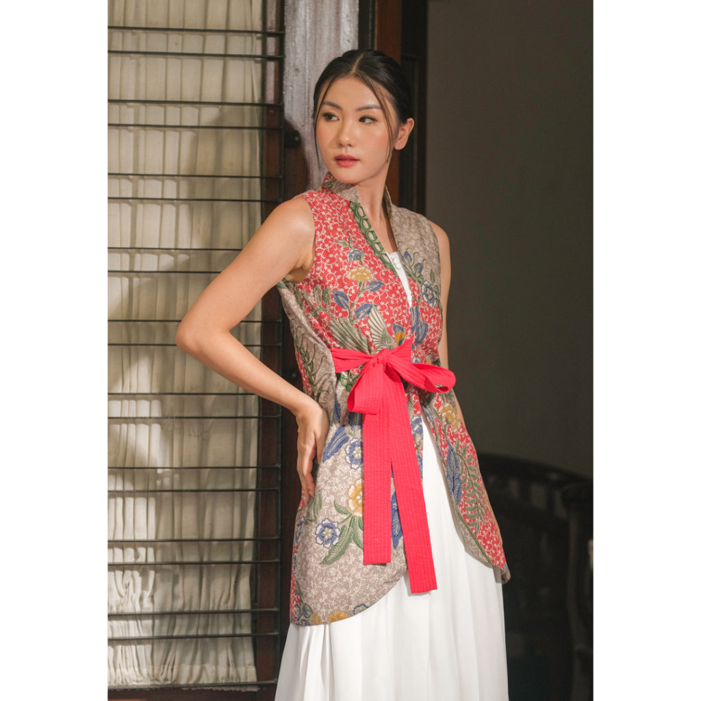 Resya Outer Vest Red