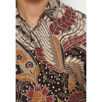 Kichi Batik Kemeja Batik Pria Nala Black