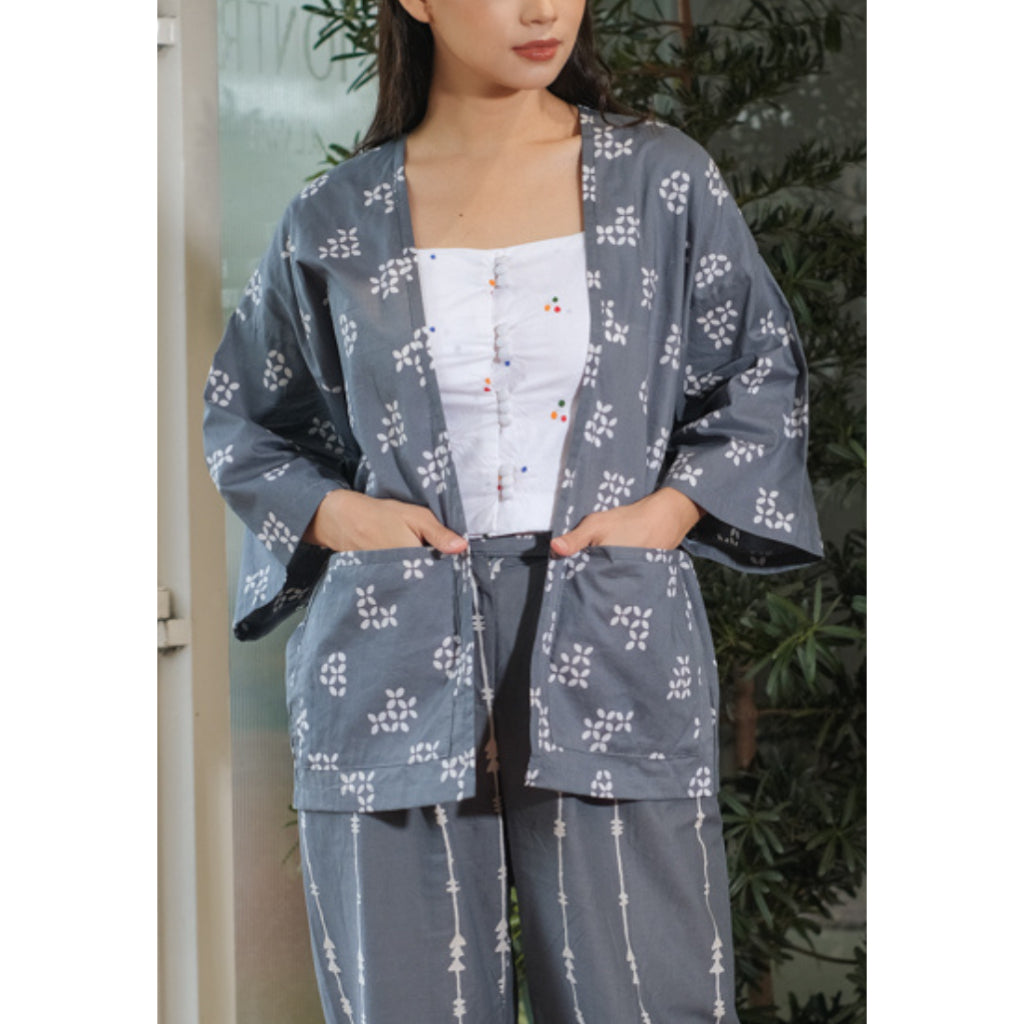 Wasana Outer Beras Dark Grey