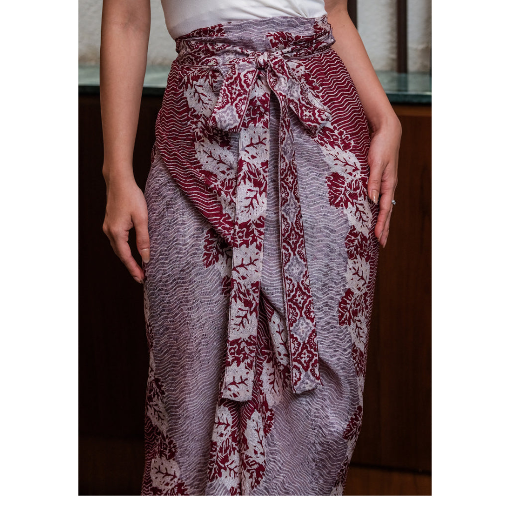 Marshia Wrapskirt Red