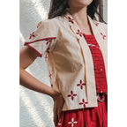 Wasti Kutubaru Kebaya Red