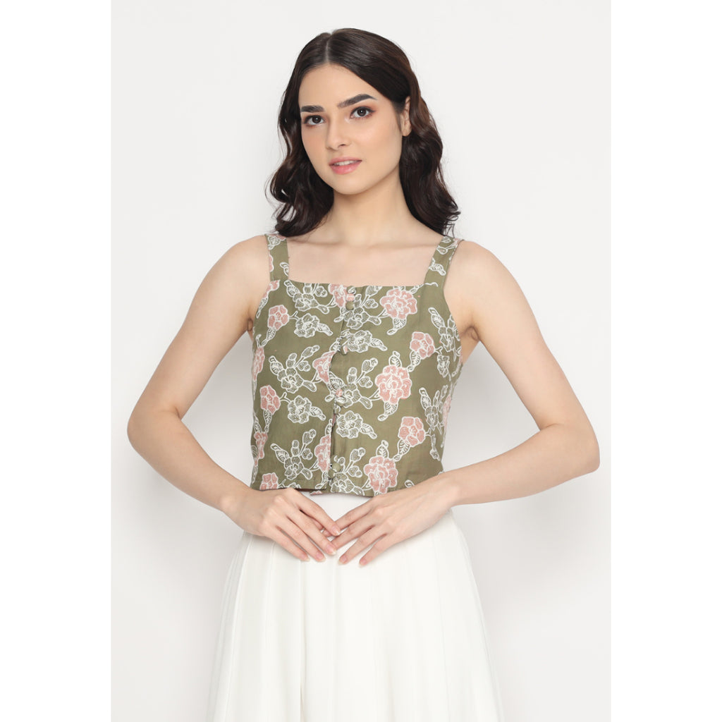 Mayang Tank Daun Green