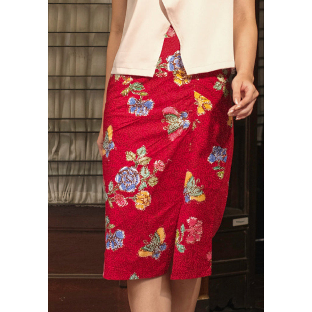 Hasta Skirt Red