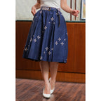 Gita Skirt Kawung Blue