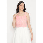 Mayang Tank Jumputan Pink