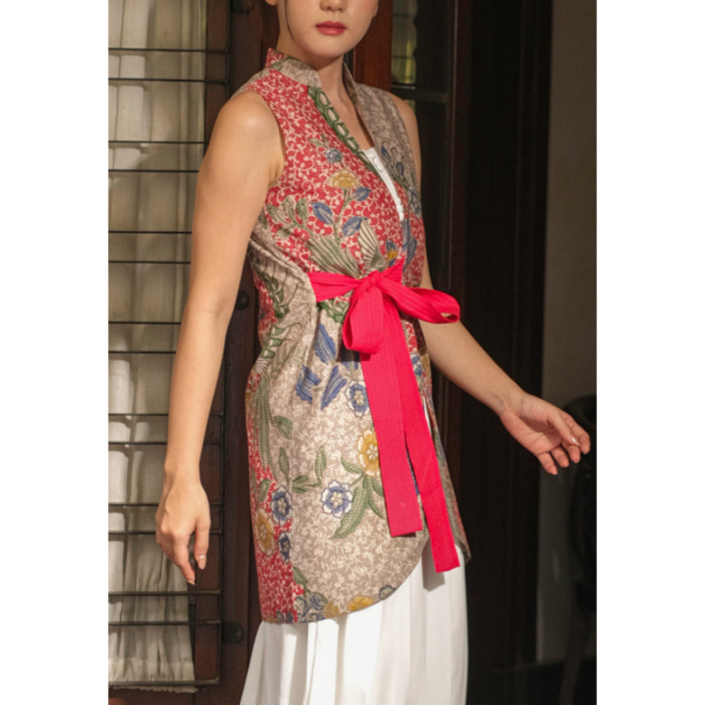 Resya Outer Vest Red