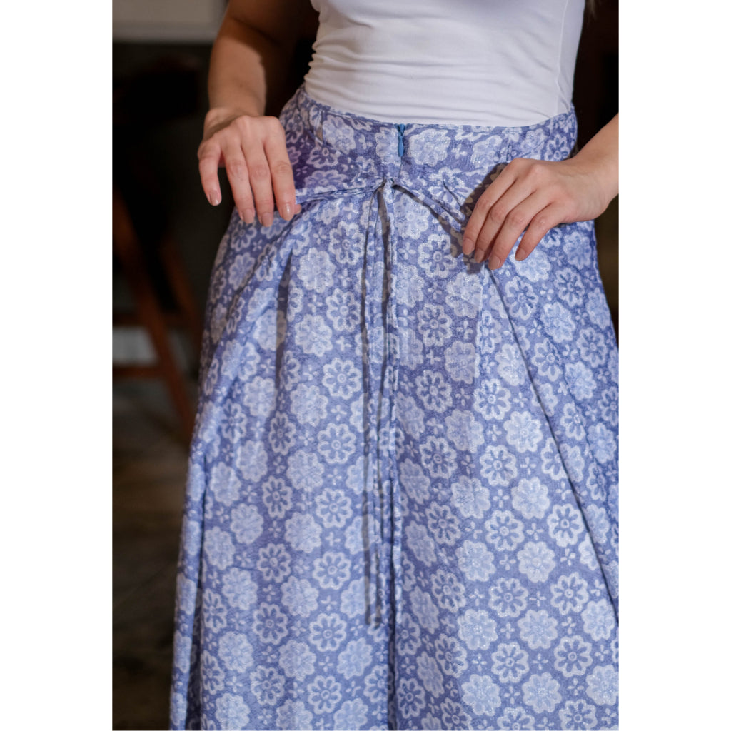 Ranisa Wrap Pants Blue
