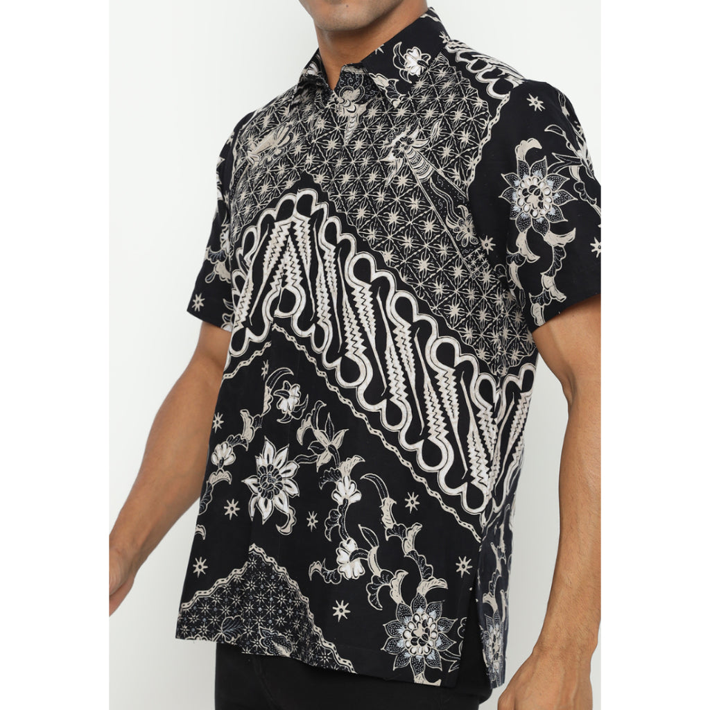 Kichi Batik Kemeja Batik Pria Gading