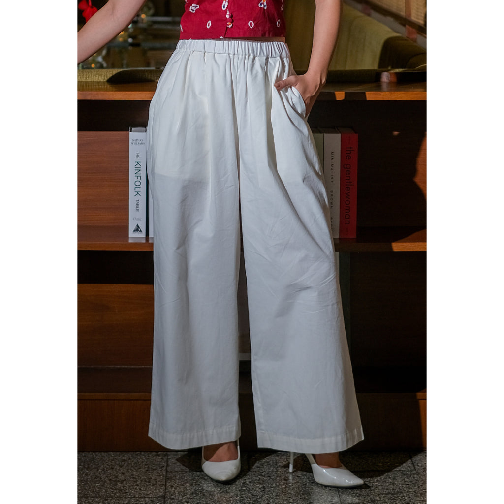 Freya Pants Kulot White