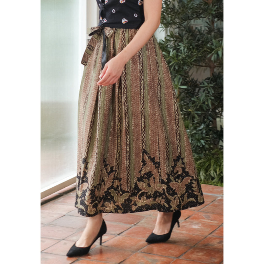 Gita Maxi Skirt (Furing) Green
