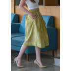 Kichi Batik Rok Batik Gita Tribal Lime