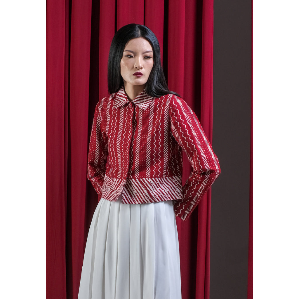 Laya Blazer Red