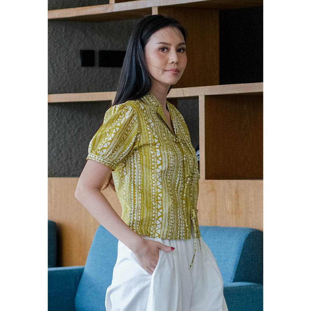 Maida Blouse Lime