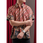 Kichi Batik Kemeja Batik Pria Laksana Black