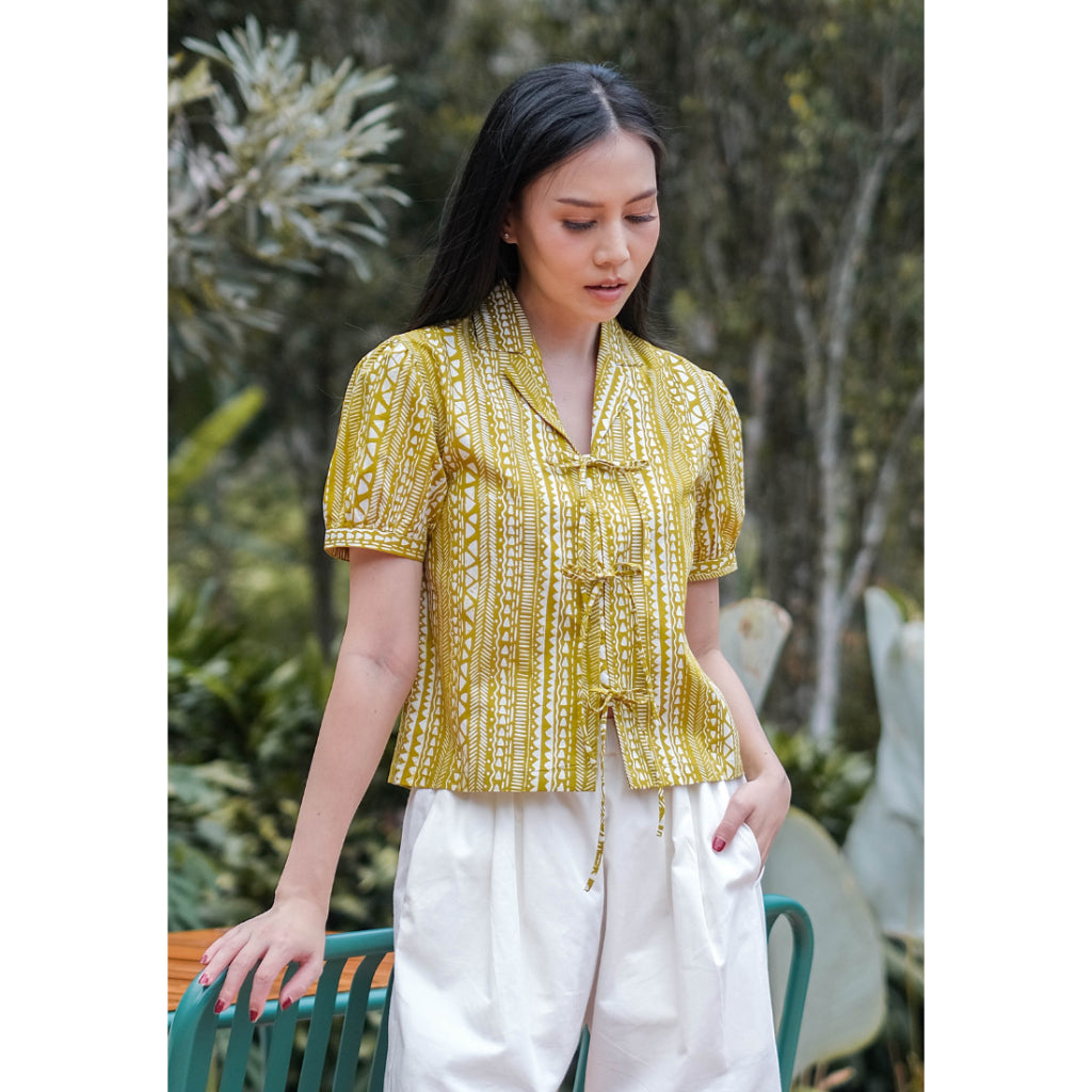 Maida Blouse Lime